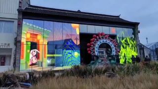 LED transparant schermbehuizing