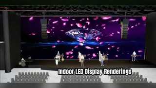 Renderingen van LED-displays voor binnen