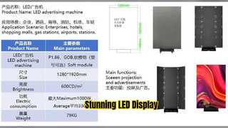 LED-receptiedisplay voor bedrijven