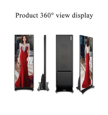 Energiebesparend, naadloos splitsen Indoor P1.86 LED-schermen Poster Reclame Video Player 100.000 Levensduur