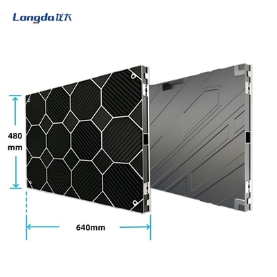 32 * 16cm Animatie Klein Pixel Led Display ODM 640 * 480mm Kas