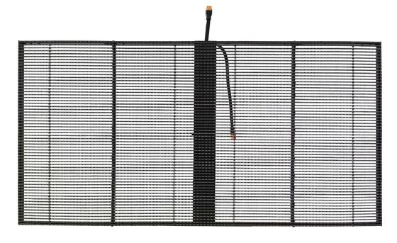 Hoge transparantie binnen / buiten LED-scherm Brede kijkhoek