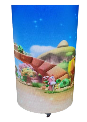 LED cylindrical screen,LED cylindrical display