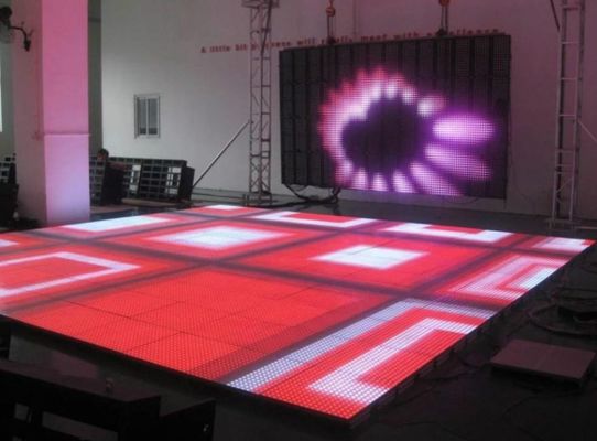 LED vloertegel scherm, Interactief LED vloertegel scherm