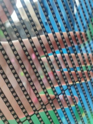 1000 X 500 mm Transparant Glazen LED Scherm Reclame Display 32873 Pixels ODM FCC