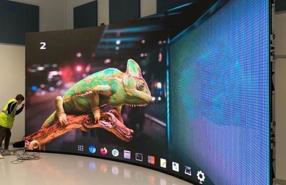 Gemakkelijk te installeren,duurzaam P3.91 Indoor/Outdoor LED Screen Stage Background Curve LED Display