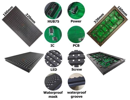 P4 P5 P6.67 Buiten LED Videoschermen Full Color LED Scherm Waterdicht Kleine Pixel