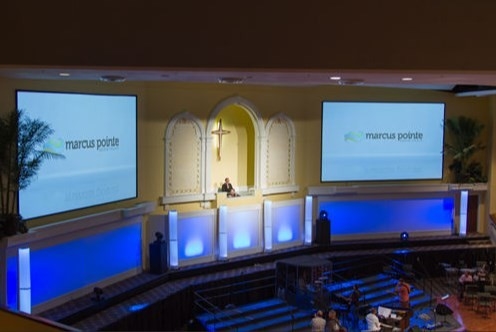 Van de Binnen LEIDENE van HD P3 1R1G1B de Hoge Vernieuwingsfrequentie 3840Hz het Schermmodule voor Kerk