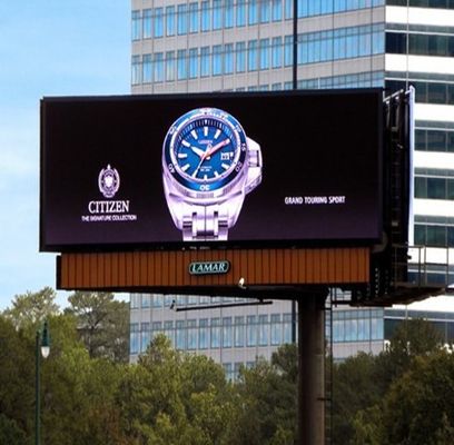 Energiebesparend, hoge verfrissingsfrequentie Buiten LED Video Wanden Helderheid 3000-12000nits IP65 LED Display