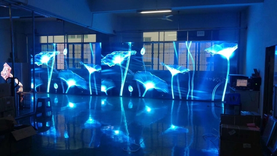 Transparant LED-scherm met hoge resolutie en breed kleurengamma