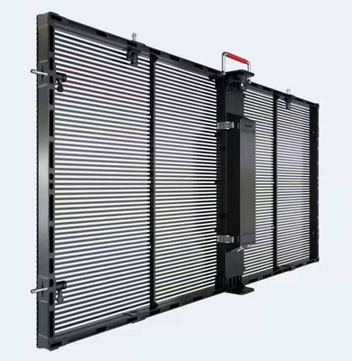 Lichtgewicht hoge resolutie transparant glas LED-scherm Brede kijkhoek