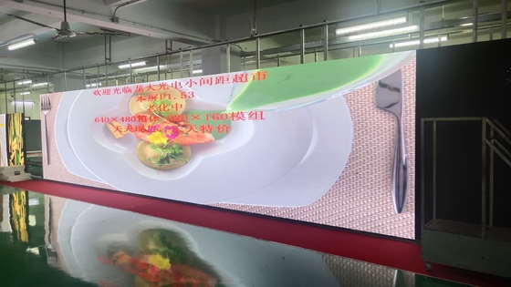 1,25 mm klein pixel LED-scherm Max. 800W/㎡ voor binnenweergave