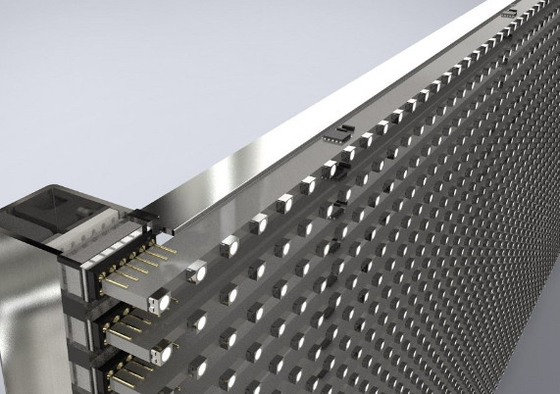 Helder transparant LED-scherm High Definition-beelden