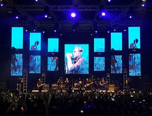 Van de 100000 LEIDENE van de Urenlevensduur Video de Kleurentemperatuur Muurhuur 6500K