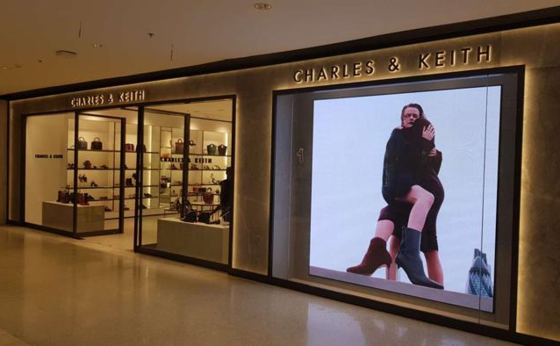 32 * 16cm Animatie Klein Pixel Led Display ODM 640 * 480mm Kas