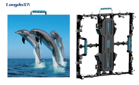 180W/ M2 Hoge Helderheid Verhuur LED Display 1R1G1B LED Scherm Spuitgiet Aluminium