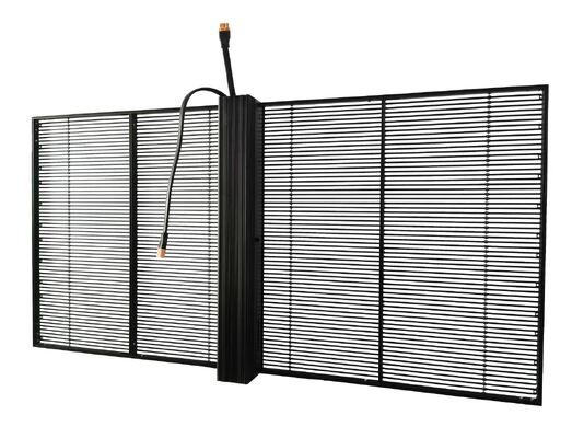 Hoge transparantie binnen / buiten LED-scherm Brede kijkhoek