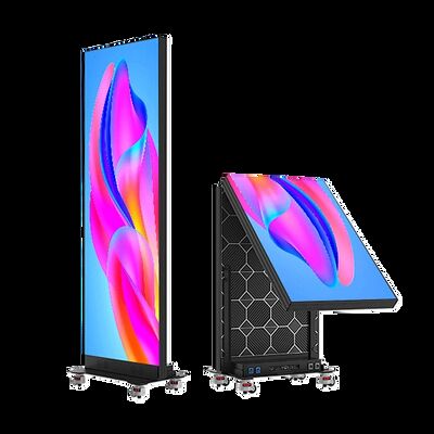 Opvouwbaar, koppelbaar en verplaatsbaar P1.86 GOB LED-posterdisplay