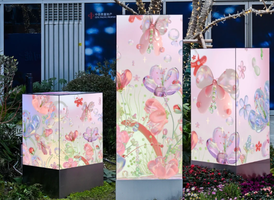 Kleurrijk Vierkant Binnen Full Color LED Display P2.5 voor Vierkante Zuil 640x480mm Spuitgietaluminium