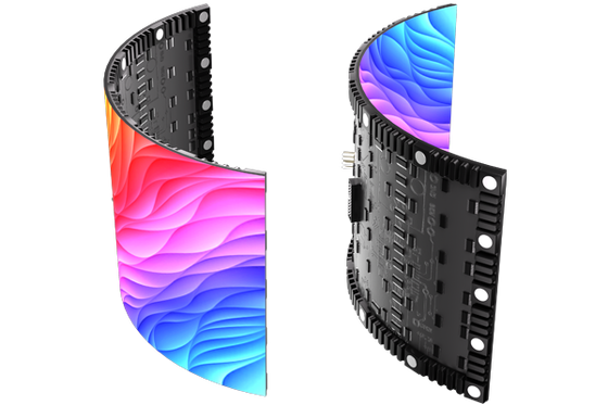 Full Color P5 1R1G1B Gebogen LED-scherm Buiten Grote Kijkhoek