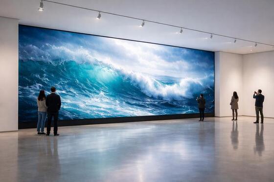 LONGDA Small Pixel Led Display P1.56 Indoor Full Color Conferentie Video Wall ISO9001