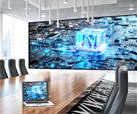 LONGDA Small Pixel Led Display P1.56 Indoor Full Color Conferentie Video Wall ISO9001