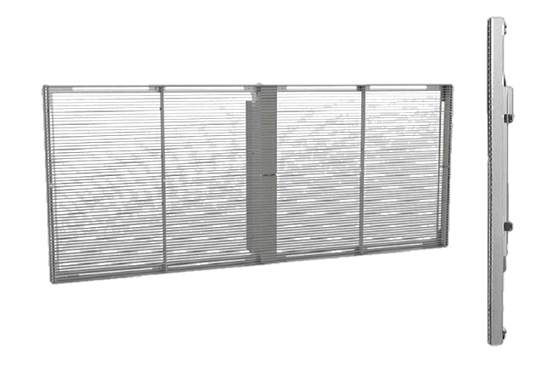 ISO14001 Interactief Creatief Transparant LED Raamdisplay ODM Voor Winkelcentra