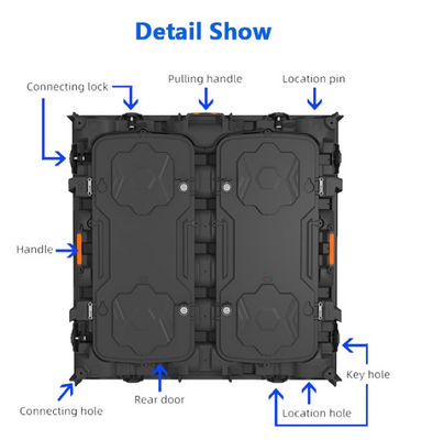 Het waterdichte PH4.81mm-Huwelijk leidde het Schermdj Geleide Vertoning 1R1G1B ISO9001