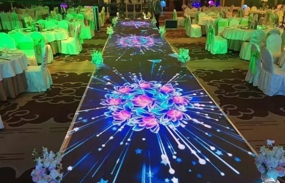 52×52 Hoogte van de punten3840hz verfrist de Kleurrijke Geleide Dance Floor Huur zich P4.81mm
