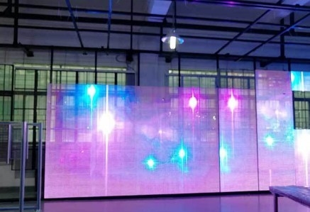 Geleide Scherm 5000cd P3.91mm van het Longda het Transparante Glas Muur