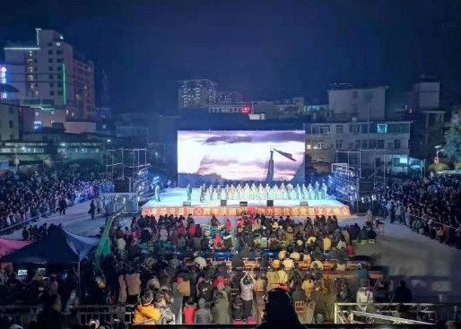 Longda Outdoor Full Color LED Display 104x104 Dots Hoge Definitie