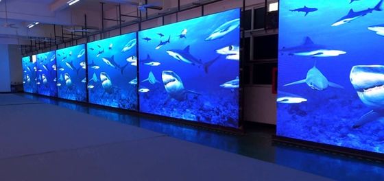 P1.86 Kleine pixel led dikte lichtgewicht led kast aanvragen voor museum tentoonstelling