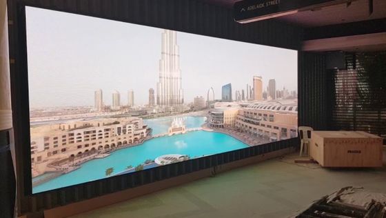 P1.86 Kleine pixel led dikte lichtgewicht led kast aanvragen voor museum tentoonstelling