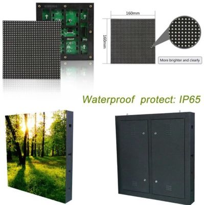 Energiebesparend, hoge verfrissingsfrequentie Buiten LED Video Wanden Helderheid 3000-12000nits IP65 LED Display