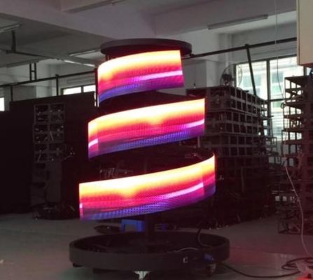 IP43 geleide het Scherm Flexibele P2.5 Binnen Geleide Vertoning AC90V van de Stadiumachtergrond