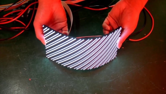 240 * 120mm LEIDENE Flexibele Modulep4 Vouwbare Geleide Vertoning 1200Hz