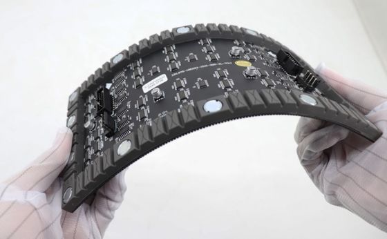 Commerciële LED flexibele module kleine toonhoogte P1.25 gordijn display FPC 200W/ M2