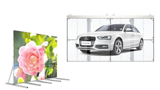 Doorzichtig glas LED-scherm P3.91mm Holografische serie Refresh 3840Hz
