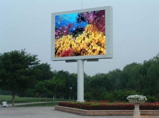 ODM P3.076 Outdoor LED Video Wanden Led Billboard Vaste ISO14001 1R1G1B Reclame