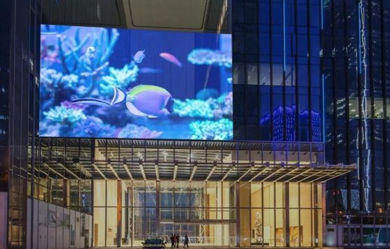 ISO14001 Interactief Creatief Transparant LED Raamdisplay ODM Voor Winkelcentra