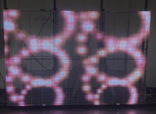 AC85V van het transparante LEIDENE het Videoscherm van de het Venstervertoning Muurscherm RGB Geleide