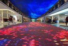 Led Dance Floor Display 500*1000mm Kasten Waterdicht Antidress Interactief Voor Bruiloft