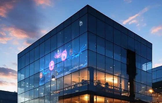 Chinese fabrikant van transparante LED-schermen, die een sterk gevoel voor technologie uitstralen.